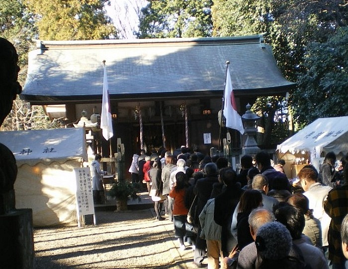 月読神社　元旦参拝